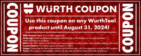 wyrth discount code|Looking for discounts and limited edition items from Wuerth.